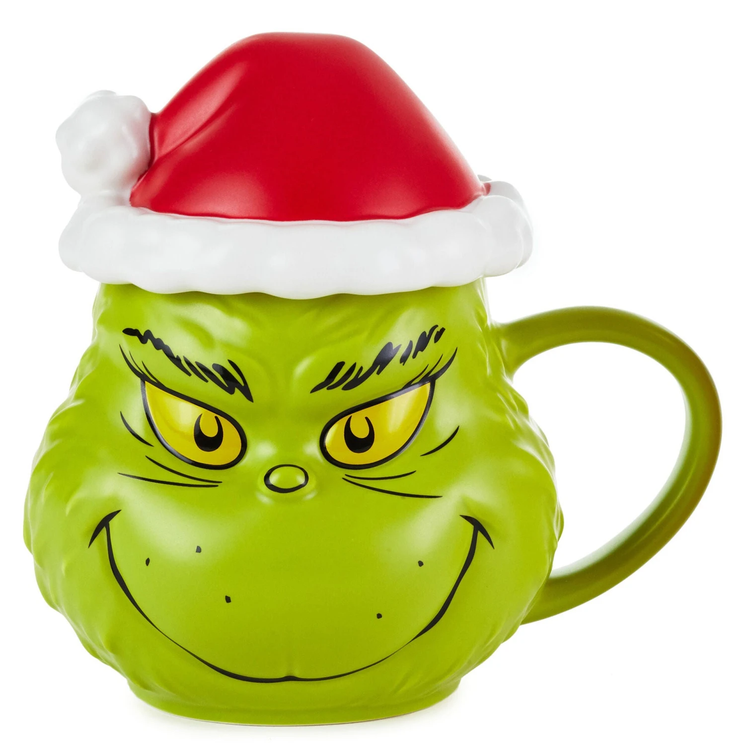 Hallmark Dr. Seuss's How The Grinch Stole Christmas!™ Grinch Santa Sculpted Mug With Sound, 21 Oz. 1 Hallmark Dr. Seuss's How The Grinch Stole Christmas!™ Grinch Santa Sculpted Mug With Sound, 21 Oz.