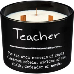 Jar Candle Teacher For The Arch Nemesis Of Rowdy Classroom Rebels, Wielder Of The Chalk, Defender Of Nerds