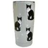 Black And White Cat Stainless Steel 16 Oz. Tumbler