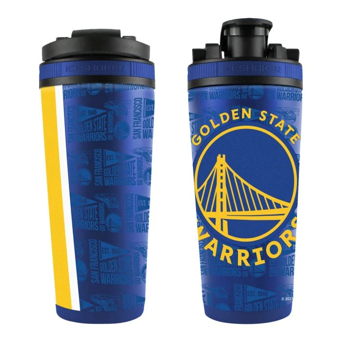 WinCraft GOLDEN STATE WARRIORS 26OZ 4D STAINLESS STEEL ICE SHAKER 1 WinCraft GOLDEN STATE WARRIORS 26OZ 4D STAINLESS STEEL ICE SHAKER