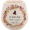 Meadows Of Joy Butterfly Floral 8 Oz. Soy Wax Candle Nanas Make Wishes Come True With Tranquility Scent