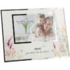 Meadows Of Joy Butterfly Floral Glass Picture Frame Mom You Make Life Beautiful Holds 4"x6" Photo