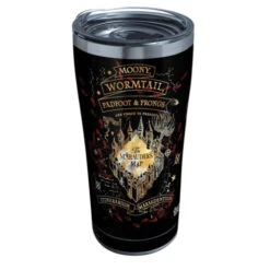 Tervis Harry Potter™ Black Marauder's Map 20 Oz. Stainless Steel Insulated Tumbler With Slider Lid