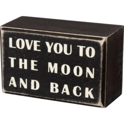Wood Sign - Love You To The Moon And Back