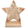 Stars In The Sky Sympathy Standing Star Shaped Plaque 4.5"