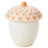 Hallmark Acorn Teakwood Ceramic Candle, 8 Oz.