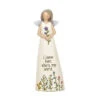 I Love Her She's My Aunt Angel Figurine Holding Flower