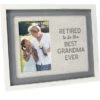 Retired The Best Grandma Frame Holds 4"x6" Photo
