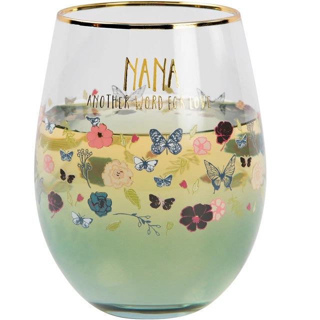 Nana Another Word For Love Stemless Wine Glass 18 Oz. 1 Nana Another Word For Love Stemless Wine Glass 18 Oz.