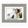 Malden I Heart Mom 4"x6" Or 5"x7" Photo Frame In Rustic Gray