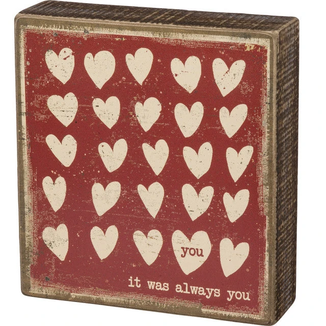 Wood Sign - You It Was Always You 1 Wood Sign - You It Was Always You