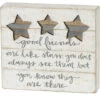 Slat Wood Sign - Good Friends Are Like Stars