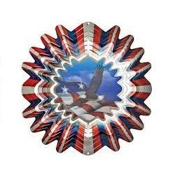 12" Animated Patriotic Wind Spinner 1 12" Animated Patriotic Wind Spinner