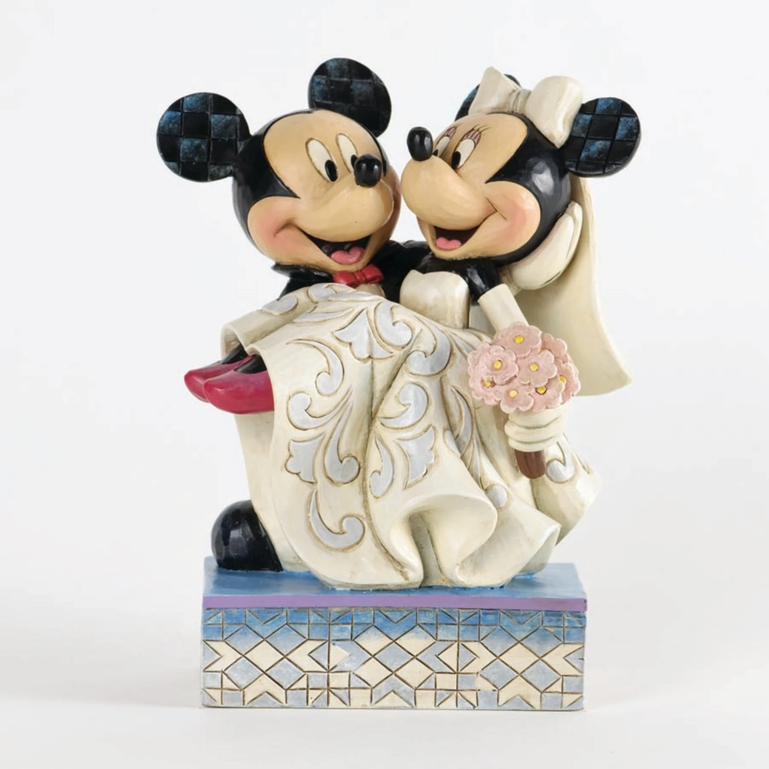 Disney Jim Shore Mickey Carries Minnie Wedding Figurine 1 Disney Jim Shore Mickey Carries Minnie Wedding Figurine