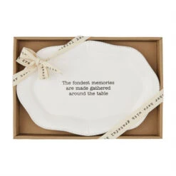 Fondest Memories Scalloped Platter