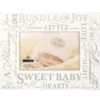 Malden Sweet Baby Silver 4"X6" Photo Frame