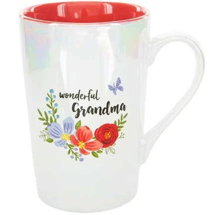 Wonderful Grandma Iridescent Latte Mug 15 Oz. 1 Wonderful Grandma Iridescent Latte Mug 15 Oz.