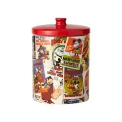 Disney Mickey Poster Collage Canister Cookie Jar -Refined Spaces 6001022 2 high res