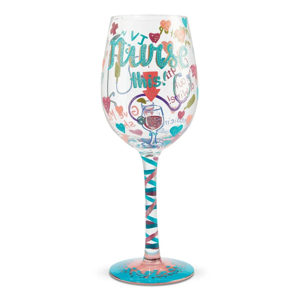 Lolita Nurse This! Wine Glass 1 Lolita Nurse This! Wine Glass