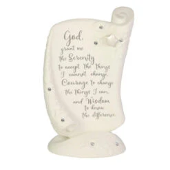 Enesco Foundations Serenity Plaque