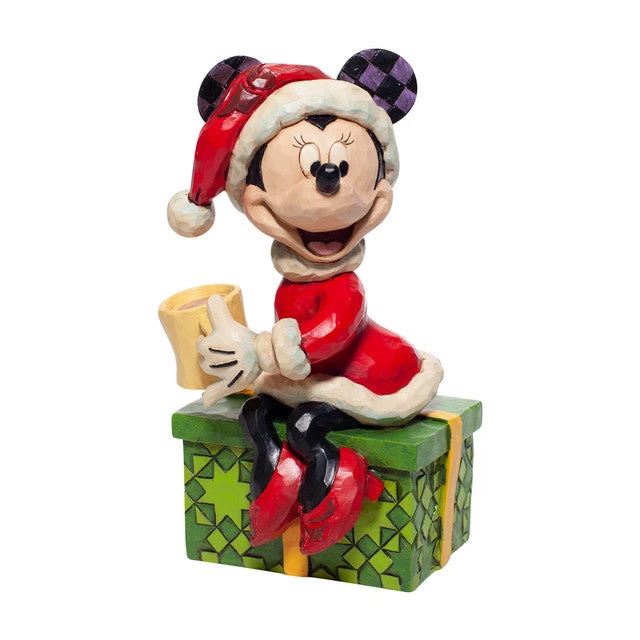 Disney Jim Shore Chocolate Delight Santa Minnie With Hot Chocolate Figurine 1 Disney Jim Shore Chocolate Delight Santa Minnie With Hot Chocolate Figurine