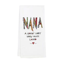 Embroidered Nana Tea Towel By Our Name Is Mud
