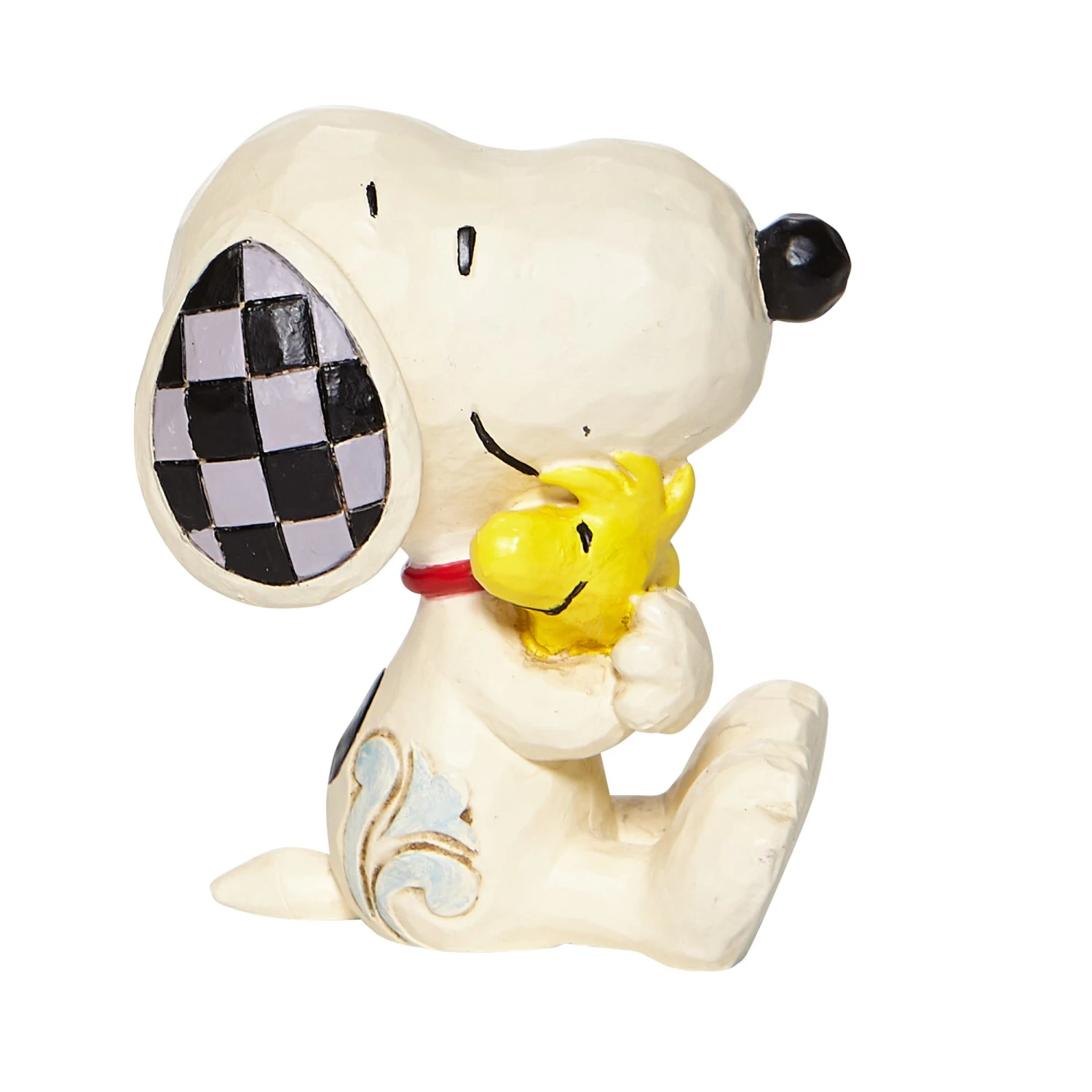 Jim Shore Peanuts Mini Snoopy Hugging Woodstock Figurine 1 Jim Shore Peanuts Mini Snoopy Hugging Woodstock Figurine