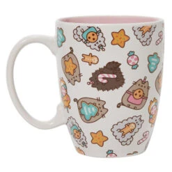 Pusheen Christmas Cookies And Friends Mug
