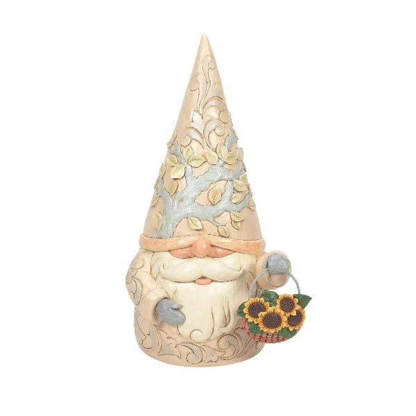 Jim Shore Heartwood Creek Four Seasons Gnome 16.5" Statue With 4 Interchangeable Baskets Figurine 3 Jim Shore Heartwood Creek Four Seasons Gnome 16.5" Statue With 4 Interchangeable Baskets Figurine - Image 3