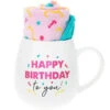 Happy Birthday To You 15.5 Oz Mug And Sock Set
