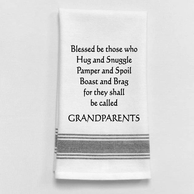 Kitchen Towel "Blessed Grandparents" 1 Kitchen Towel "Blessed Grandparents"