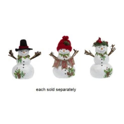 Nature's Noel Snowman Figurine