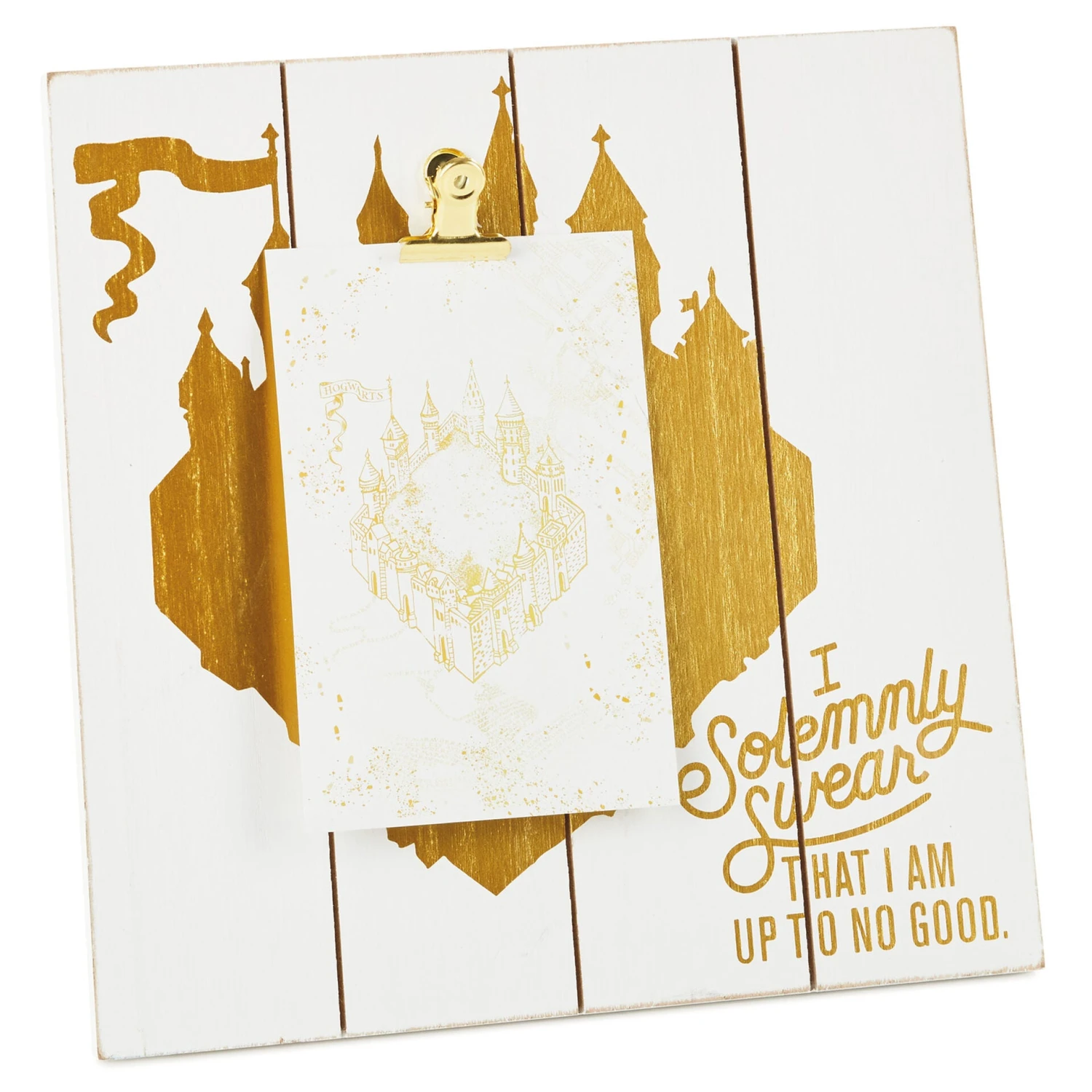 Harry Potter™ Solemnly Swear Wood Picture Frame With Clip, 10x10 1 Harry Potter™ Solemnly Swear Wood Picture Frame With Clip, 10x10