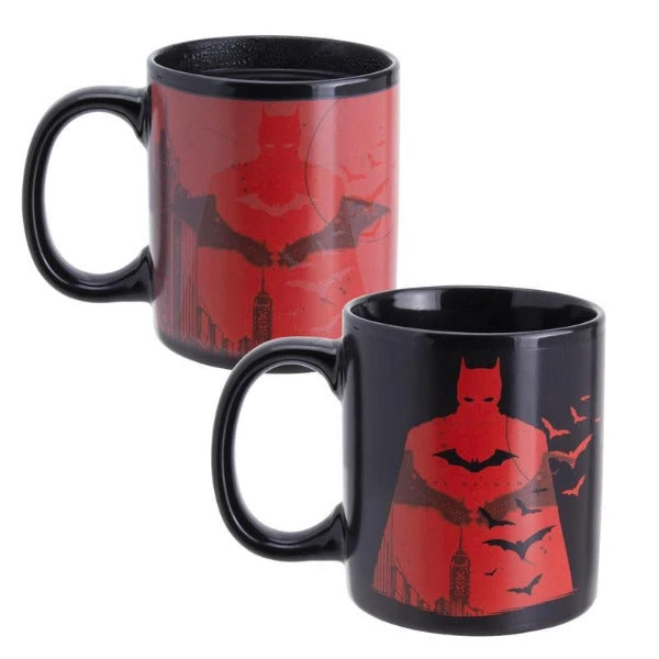 Red Batman Heat Change Mug 2 Red Batman Heat Change Mug - Image 2