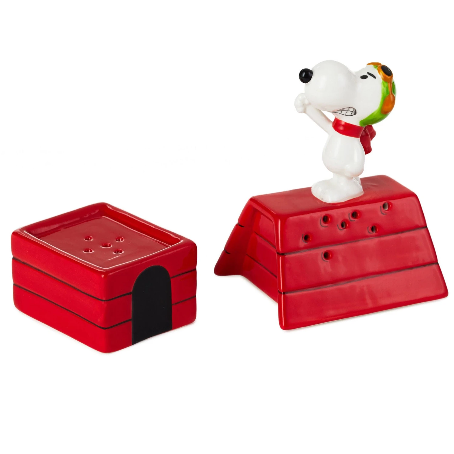 Hallmark Peanuts® Flying Ace Snoopy Stacked Salt And Pepper Shaker Set Of 2 2 Hallmark Peanuts® Flying Ace Snoopy Stacked Salt And Pepper Shaker Set Of 2 - Image 2
