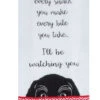 Every Bite You Take I'll Be Watching You Dog Tea Towel