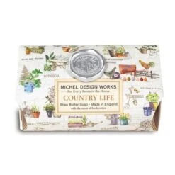 Michel Design Country Life Large Bath Soap Bar