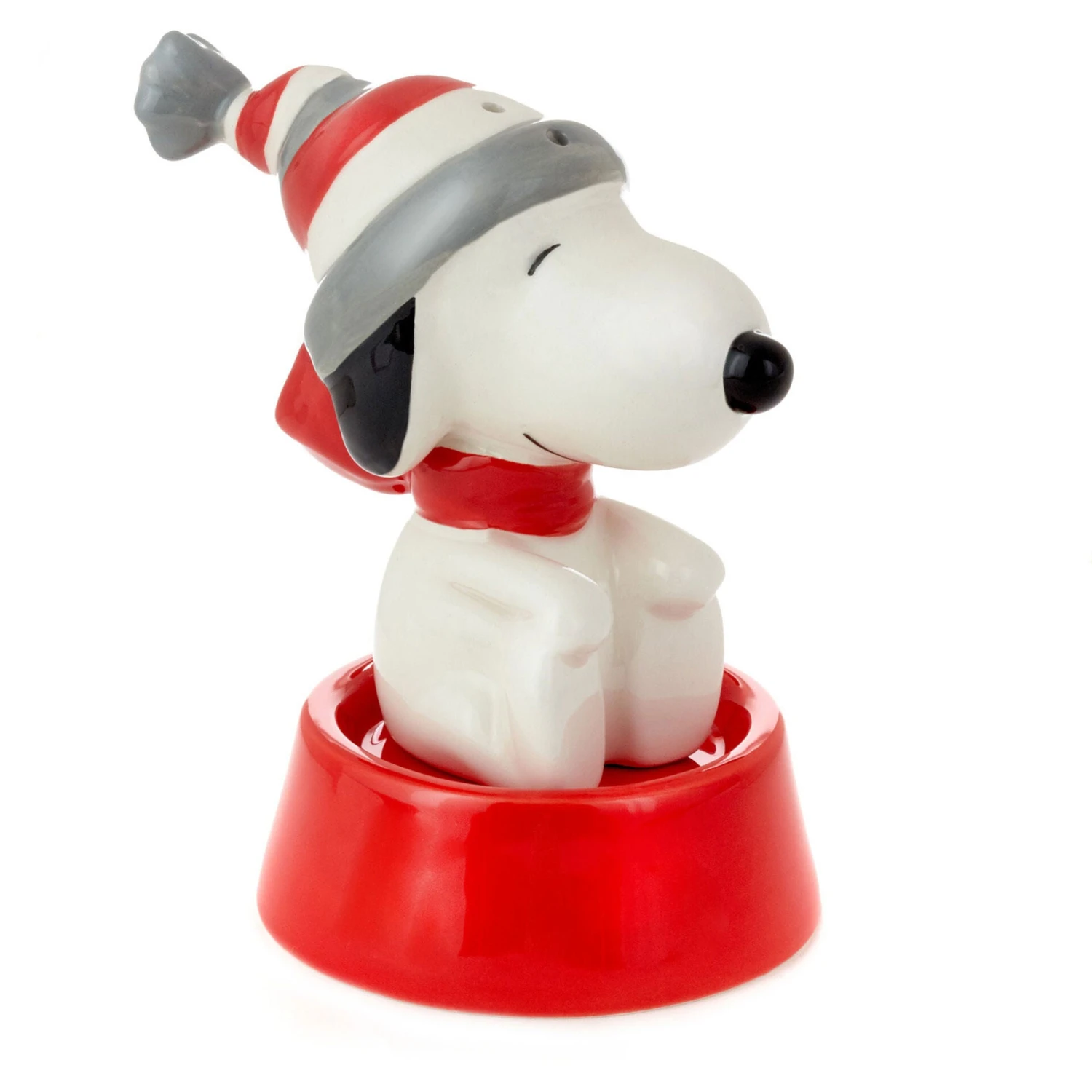 Peanuts® Snoopy Sledding In Dog Bowl Salt And Pepper Shakers, Set Of 2 1 Peanuts® Snoopy Sledding In Dog Bowl Salt And Pepper Shakers, Set Of 2