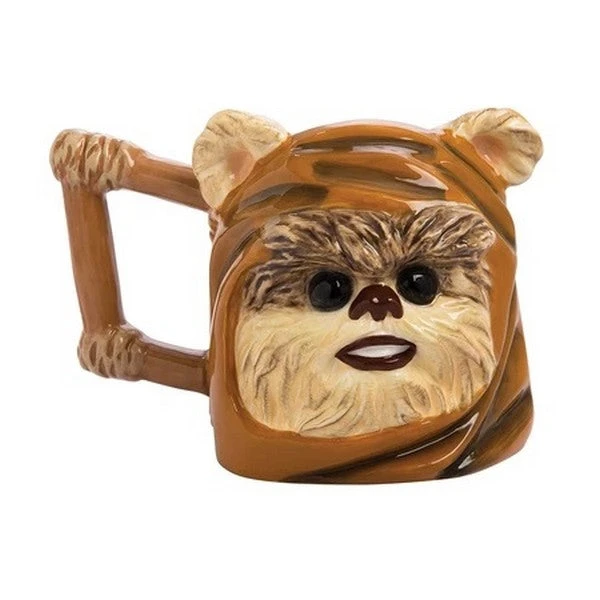 Vandor Star Wars Ewok 20 Oz. Premium Ceramic Sculpted Mug 1 Vandor Star Wars Ewok 20 Oz. Premium Ceramic Sculpted Mug