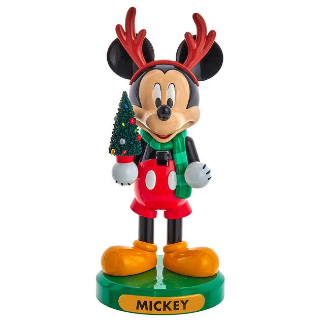 6" Disney© Mickey Mouse With Tree Nutcracker 1 6" Disney© Mickey Mouse With Tree Nutcracker