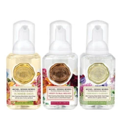 Michel Design Works Mini Foaming Hand Soap Set: Summer Days, Sweet Floral Melody, Deborah's Garden