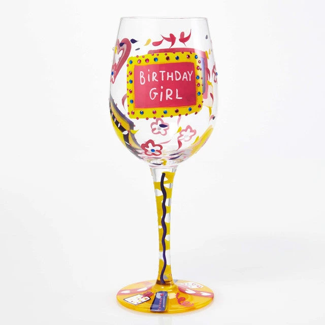 Lolita Birthday Girl Wine Glass 1 Lolita Birthday Girl Wine Glass