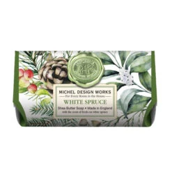Michel Design Works White Spruce Large Bath Soap Bar