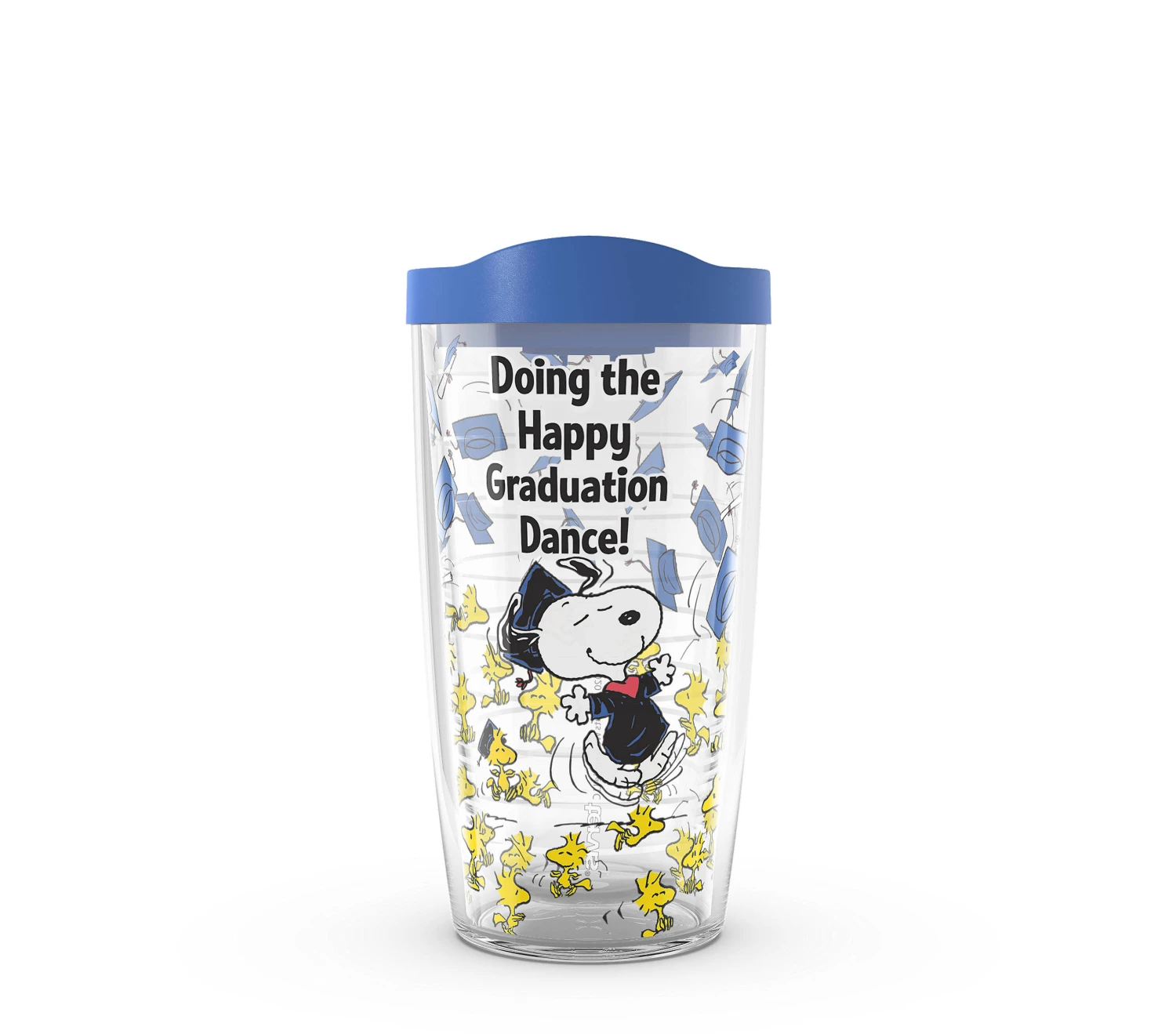 Tervis Peanuts Snoopy Doing The Happy Graduation Dance 16 Oz. Tumbler With Lid 1 Tervis Peanuts Snoopy Doing The Happy Graduation Dance 16 Oz. Tumbler With Lid